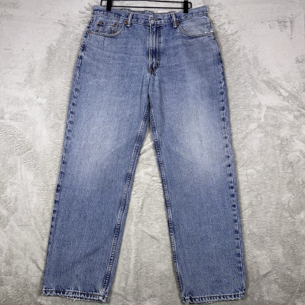 Levis Jeans 550 Relaxed Mens‎ 36x30 Blue Denim Pants Medium Wash (Tag36x32)